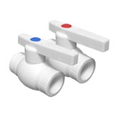 Кран шаровой PP-R 32мм белый VALFEX (VALF 10145032)