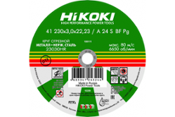 Круг отрезной Ø 230х3,0х22 для металла  Hikoki RUH23030
