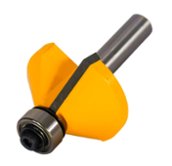 Фреза кромочная конусная (Ø 34.9х16 мм; 45°; хвостовик 8 мм) по дереву Энкор (9238) 