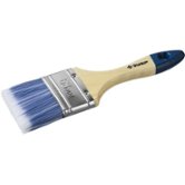 Кисть плоская ЗУБР "АКВА-МАСТЕР", искусственная щетина, деревянная ручка, 63 мм (4-01007-063)