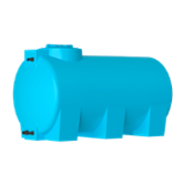 Емкость для воды цилиндрическая 500л горизонтальная синяя АКВАТЕК АТН (1-16-2556)