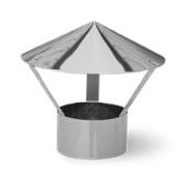 Зонт нержавеющая сталь  0,5 мм Ø 80 FeFLUES (31914)