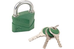 Навесной замок Авангард ВС2Д-50 ДИСКО зеленый d8 мм (2 754) 