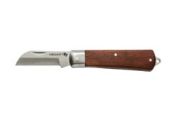 Складной монтерский нож HOEGERT TECHNIK с прямым лезвием из легированной стали HT4C650