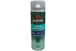 Алкидная эмаль AUTOP Professional №11 базовая, черный матовый, аэрозоль 650 мл (ATP-A07833)