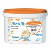 Эмаль акриловая белая матовая Оптимист Е310 1кг