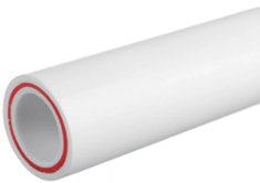 Труба PP-R армированная алюминием  PN25 SDR6 40 белая Standart FD-plast (2735) 1м, продажа кратно 2м