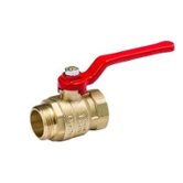 Кран шаровой 1" FM рукоятка DIST H123P латунь (107-9575)