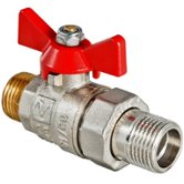 Кран шаровой Valtec 3/4" FM с накидной гайкой  бабочка (VT.226.N.05)