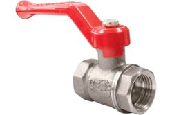 Кран шаровой  VALFEX 1/2" FF рукоятка OPTIMA никелированный (VF.214.NLR1.012)