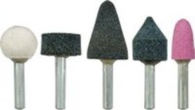 Шарошки абразивные для фигурных отверстий по камню 5 шт. FIT (36467) 