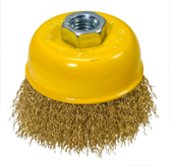 Щетка чашечная для УШМ, стальная проволока (М14; 85 мм) Энкор (51532)