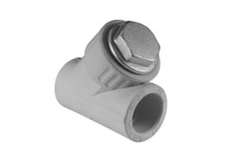 Фильтр сетчатый для воды PP-R ВН/ВН 25 мм серый VALFEX (10141025Г)