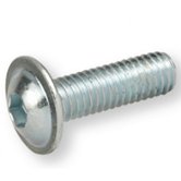 Винт с полусферической головкой СтройКреп М 4х16мм с фланцем (ISO7380-2)