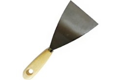 Стальной шпатель с деревянной ручкой КЕДР 50 мм (26196)