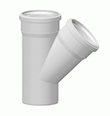 Тройник PP Ø110х110мм угол 45°  Комфорт Sinikon (508025.K)