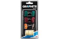 Набор аксессуаров для мини дрели 12 шт GRAPHITE (55H080)