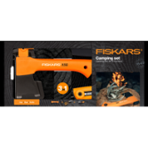 Набор для кемпинга Fiskars топор Х5 + пила+ нож (1057912)