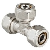 Тройник для металлопластиковых труб 20х20х20 Valtec (Vtm.331.N.2020200