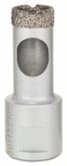 Алмазная коронка по керамограниту Bosch DrySpeed для сухого сверления 16мм для УШМ