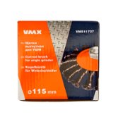 Щетка выгнутая (115 мм; М14; сталь витая) VMX (VM511727)
