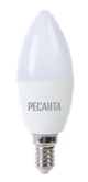Лампа светодиодная РЕСАНТА LL-R-C37-7W-230-3K-E14 (76/1/5)