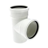 Тройник PP Ø 40х40мм угол 87°  Sinikon COMFORT (508011.K)