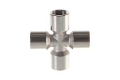 Переходник крестовина  FFFF 1/8" GAV (27818)
