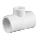 Тройник полипропиленовый переходной PP-R 50x32x50 мм VALFEX (белый 10503250)