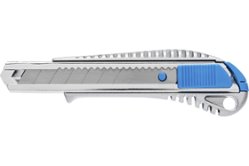 Нож со сменным лезвием 18мм металлический корпус HOGERT HT4C606 (40614)