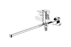 Смеситель для ванны IDDIS Spin с длинным изливом (SPISBL2i10WA)