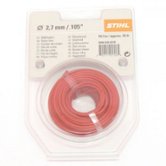 Леска для триммера ф2,7 мм х 10м квадрат STIHL (7028-871-0323)
