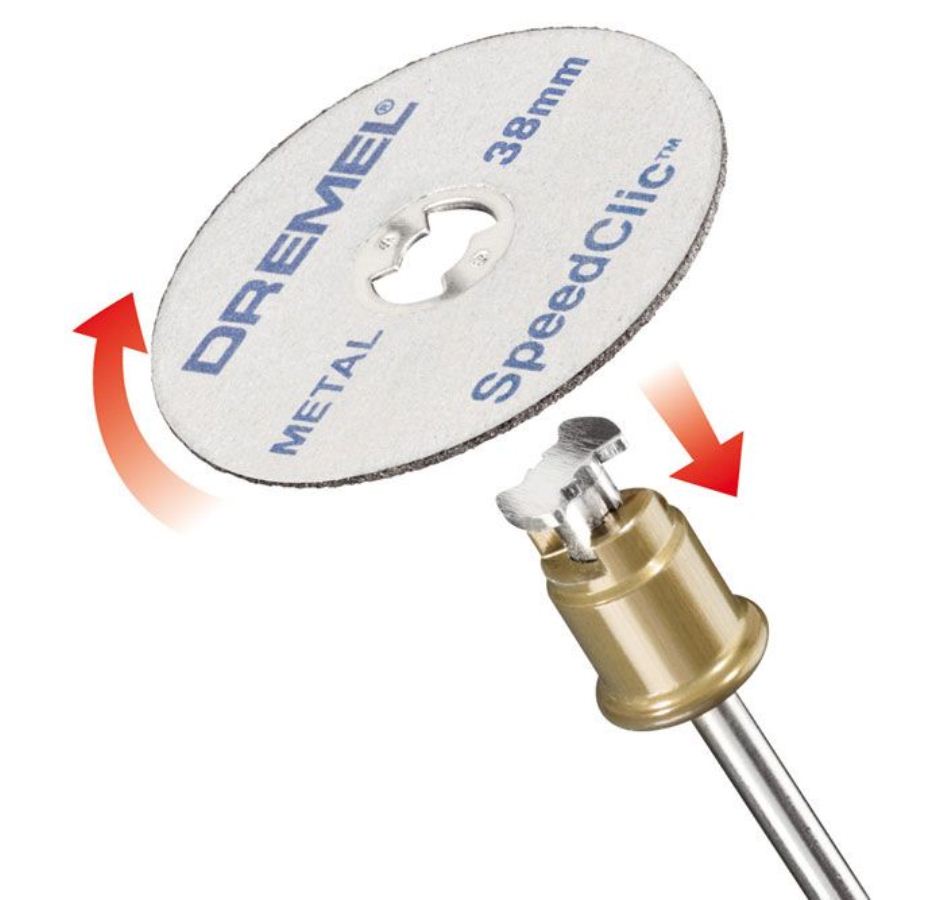 Круг отрезной 38мм Dremel SpeedClic 12шт №456B (2 615 S45 6JD) – купить ...