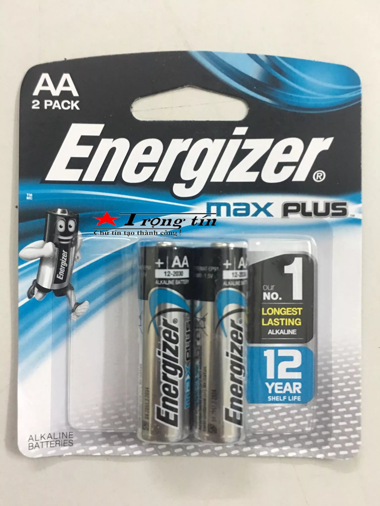Батарейка Energizer AA MAX Plus 2шт E91 алкалиновая.