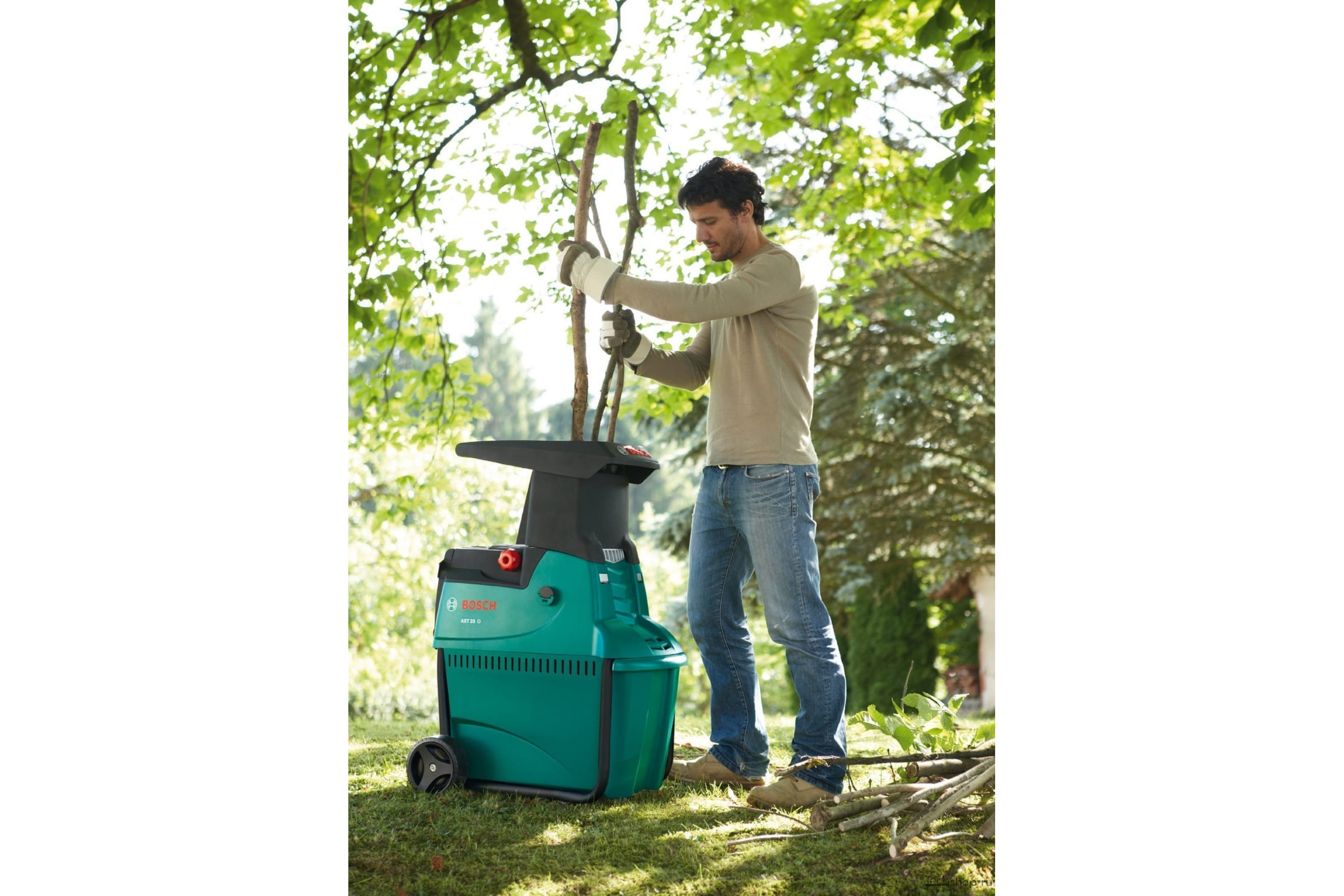 Измельчитель Садовый Bosch Axt 25 Tc Купить