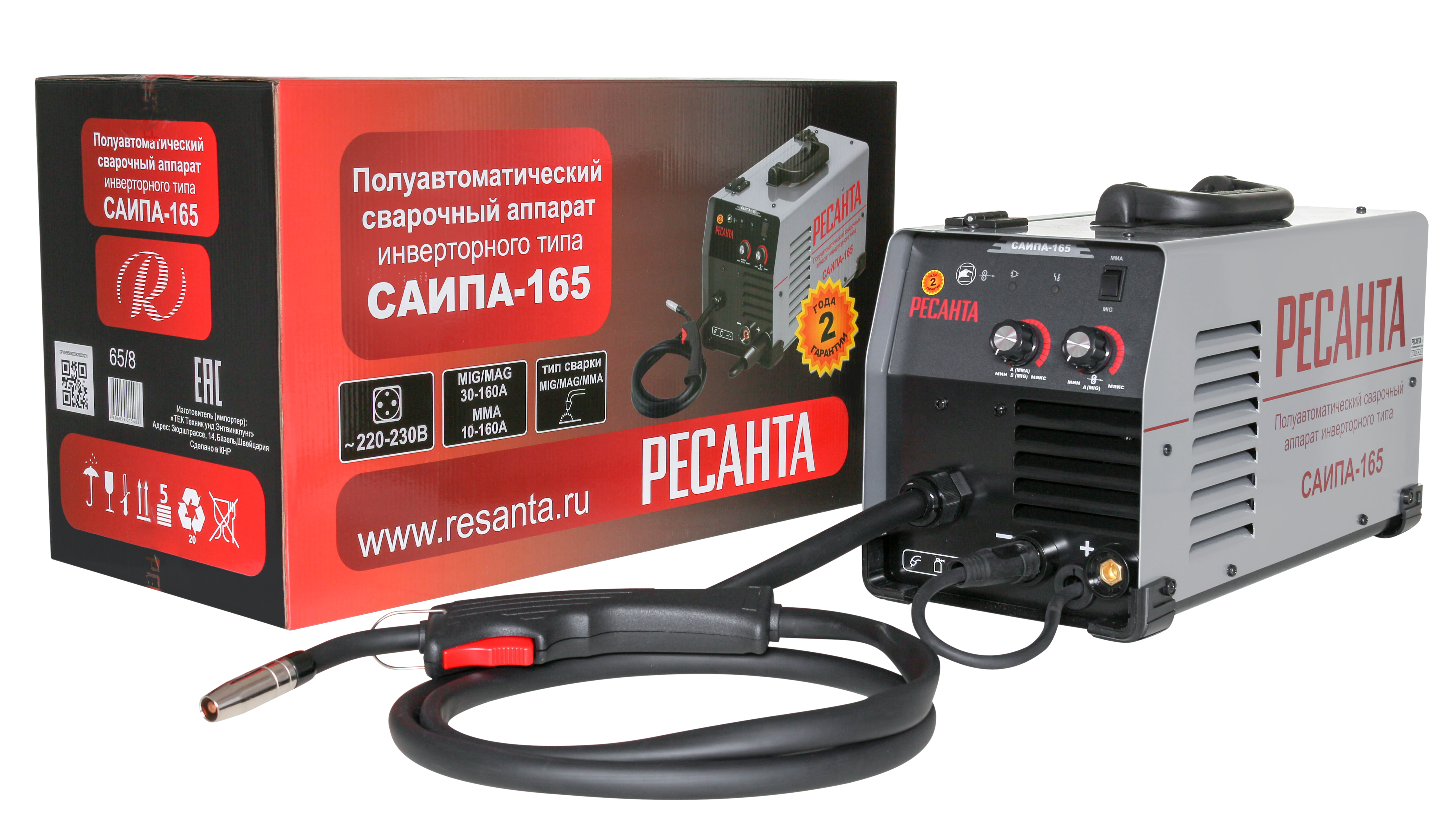 Ресанта как пользоваться. Сварка полуавтомат Ресанта 165. Сварочный полуавтомат САИПА-165 С (mig/mag) Ресанта 65/8