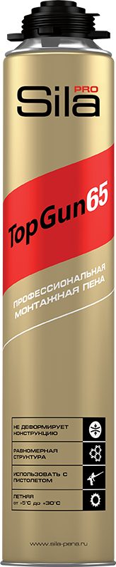 Пена монтажная 65л 875мл Sila Pro TopGun профессиональная зимняя SPTG65w Пена монтажная 65л 875мл Sila Pro TopGun профессиональная зимняя SPTG65w