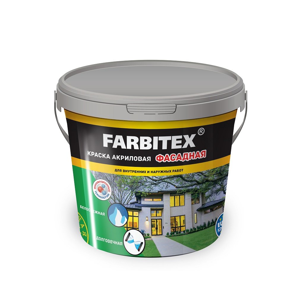 Краска акриловая фасадная abcFARBEN 13.0кг 4300001556 Краска акриловая фасадная abcFARBEN 13.0кг 4300001556