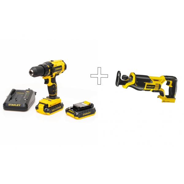 Шуруповерт аккумуляторный STANLEY SCD20S2K + STSC1820 Шуруповерт аккумуляторный STANLEY SCD20S2K + STSC1820