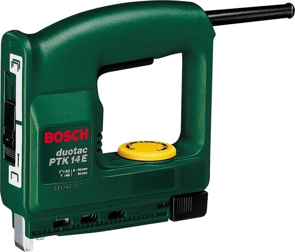 Пистолет скобозабивной PTK 14 Е бытовой BOSCH 0 603 265 208 Пистолет скобозабивной PTK 14 Е бытовой BOSCH 0 603 265 208