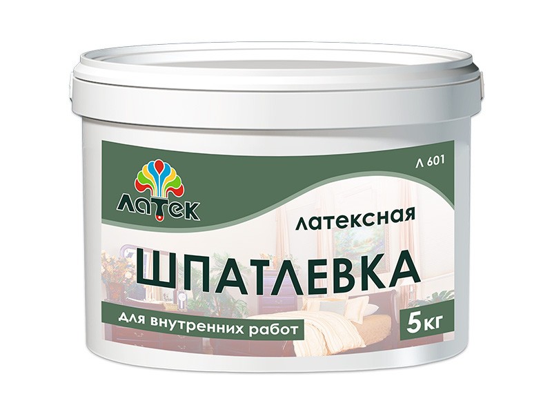 Шпатлевка латекснаяя Л601 5кг С614 Шпатлевка латекснаяя Л601 5кг С614