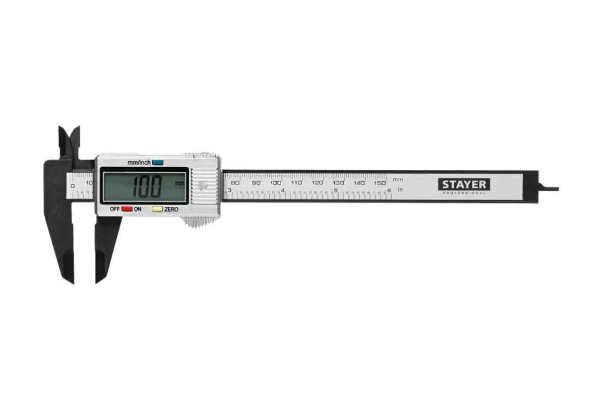 Штангенциркуль электронный STAYER 150мм 34411-150 Штангенциркуль электронный STAYER 150мм 34411-150