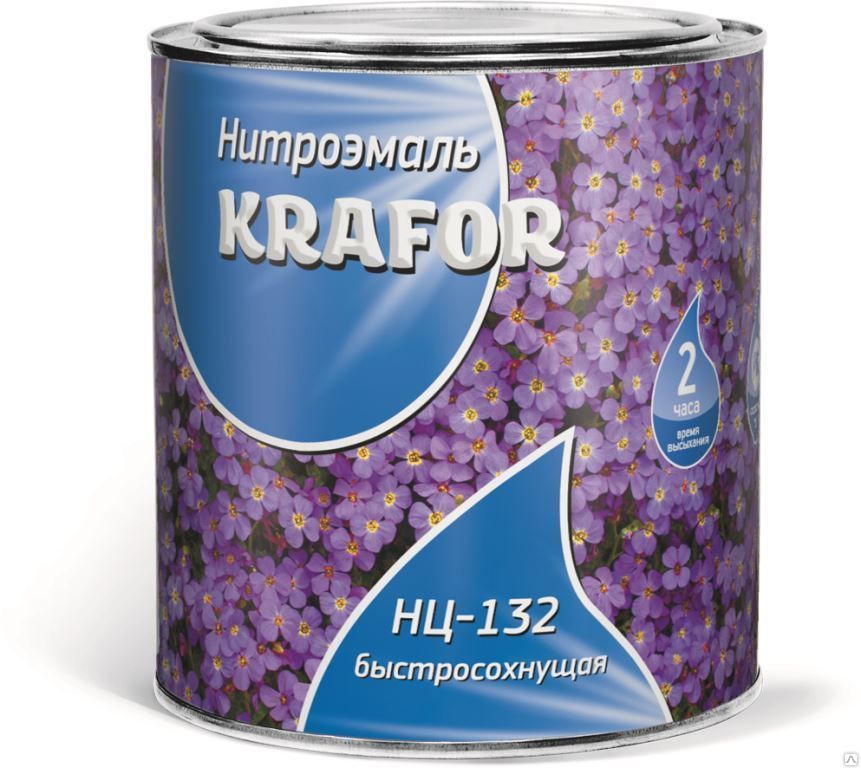 Эмаль Krafor НЦ-132 ГОЛУБАЯ 0,7 кг 26487