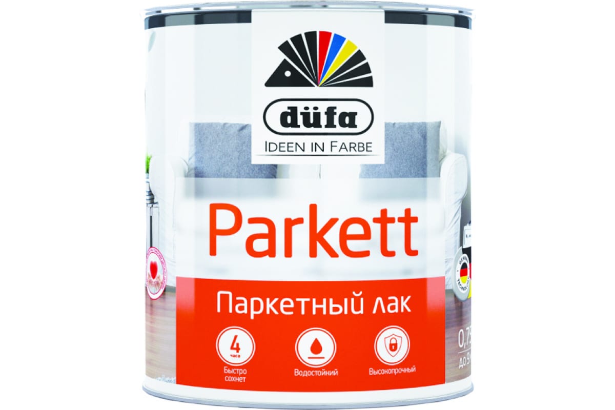 Лак паркетный PARKETT глянцевый 0.75л 425242 Лак паркетный PARKETT глянцевый 0.75л 425242
