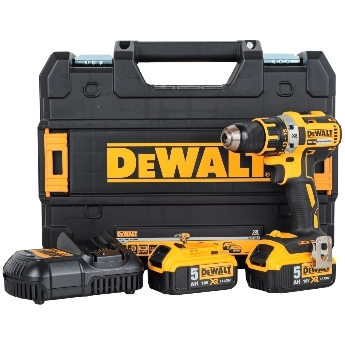 Шуруповерт аккумуляторный DeWalt DCD 790 P2 Шуруповерт аккумуляторный DeWalt DCD 790 P2