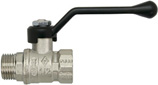Кран шаровой 1/2" FM рукоятка алюминиевая (24/96) BUGATTI 605 Кран шаровой 1/2" FM рукоятка алюминиевая (24/96) BUGATTI 605