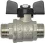 Кран шаровой 1/2" MM бабочка (20/80) BUGATTI 327 Кран шаровой 1/2" MM бабочка (20/80) BUGATTI 327