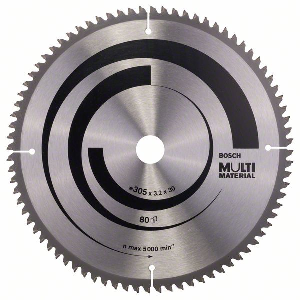 Диск пильный универсальный (305x30 z80) BOSCH Multimaterial 2.608.640.452 Диск пильный универсальный (305x30 z80) BOSCH Multimaterial 2.608.640.452