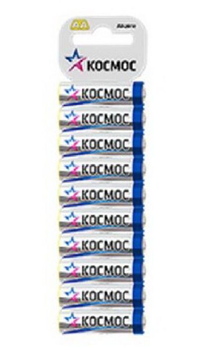 Батарейка КОСМОС LR6 10хBL алкалиновая 452433 Батарейка КОСМОС LR6 10хBL алкалиновая 452433