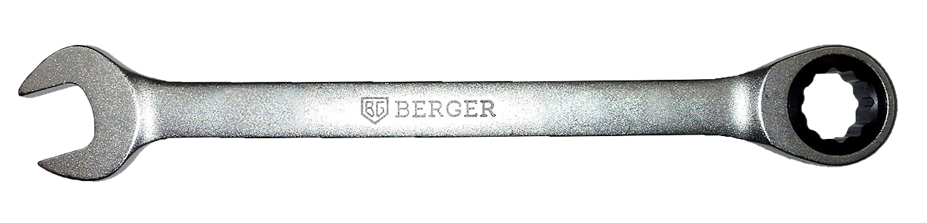 Ключ комбинированный трещоточный 14мм BERGER BG1101 Ключ комбинированный трещоточный 14мм BERGER BG1101